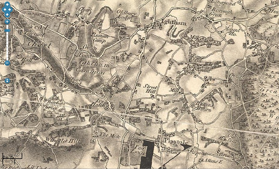 Old Map Ivy Hatch